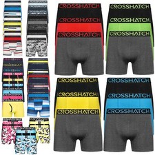 New Mens 3 Pack Boxers Shorts