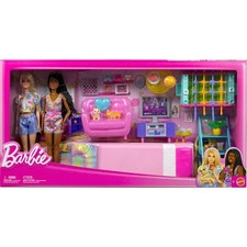 Barbie Doll Playset Games Room