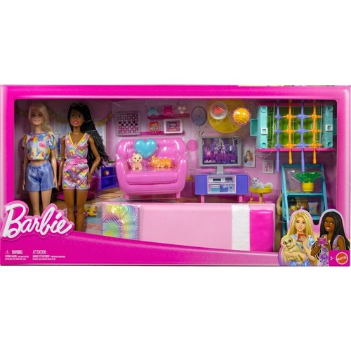 Barbie doll playset games room - barbie,